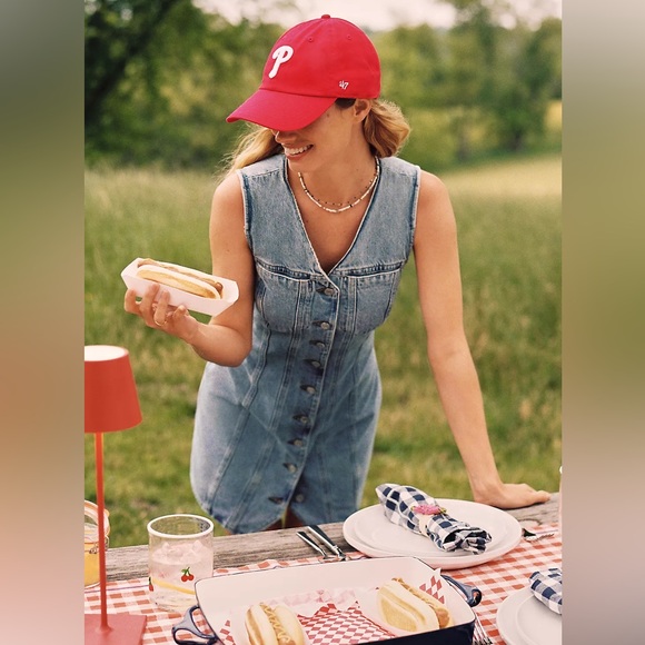 Agolde | Trina Denim Dress in Balance - Picture 8 of 8